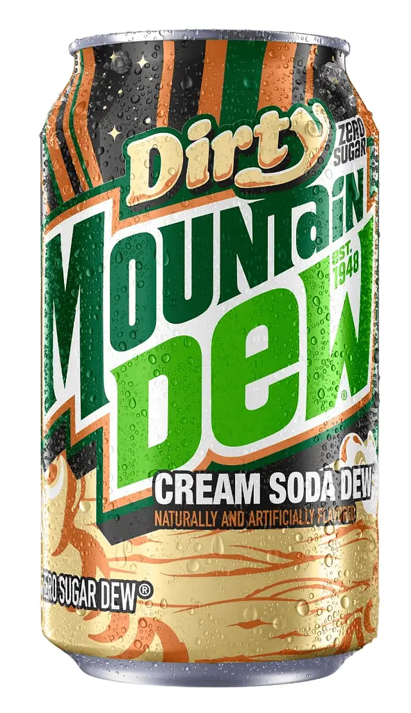 Газований напій Mountain Dew Dirty Cream Soda Zero Sugar 355 мл