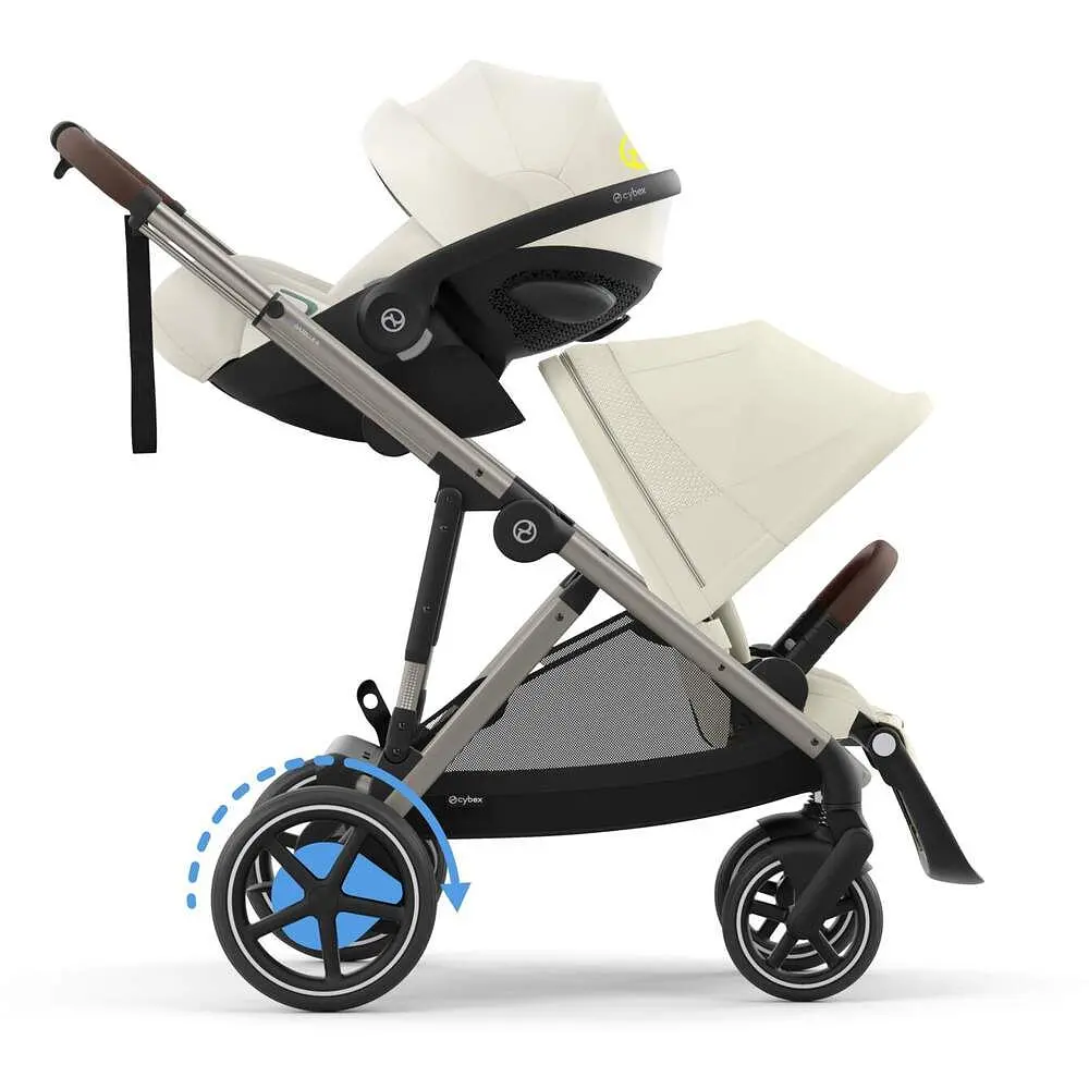 Коляска Cybex eGazelle S TPE Seashell Beige (524000541) - фото 4
