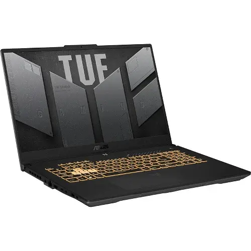 Ноутбук 17" Asus TUF Gaming F17 FX707VJ-HX027 Mecha Gray, 17.3" (1920x1080, IPS, 144 Гц), Intel Core 5 210H (8x1.6-4.8GHz), 16Gb DDR4, 512Gb SSD, GeForce RTX 3050 4Gb, LAN, WiFi 6, Bluetooth 5.3, 2хType-C/2xUSB 3.2, HDMI, 90Wh, DOS - фото 9