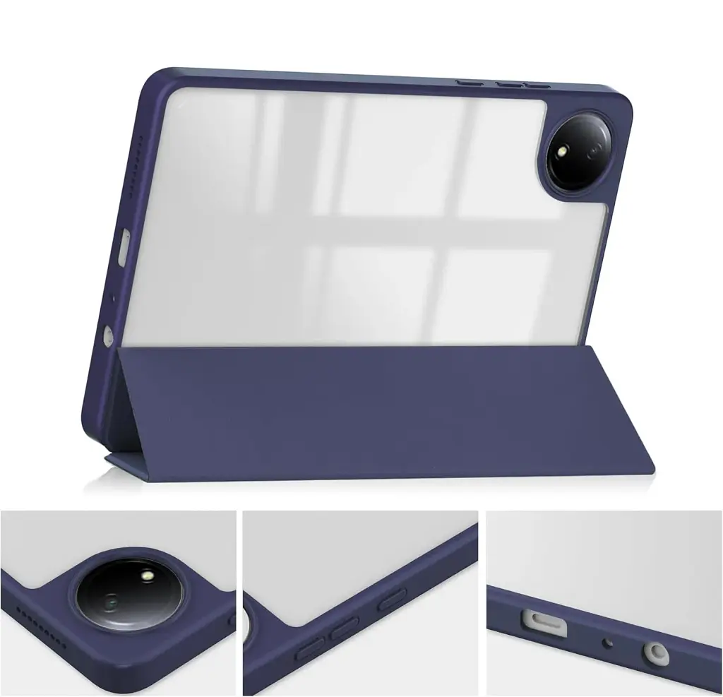 Чохол до планшета BeCover Soft Edge TPU Xiaomi Redmi Pad SE 8.7" Deep Blue (712565) - фото 2