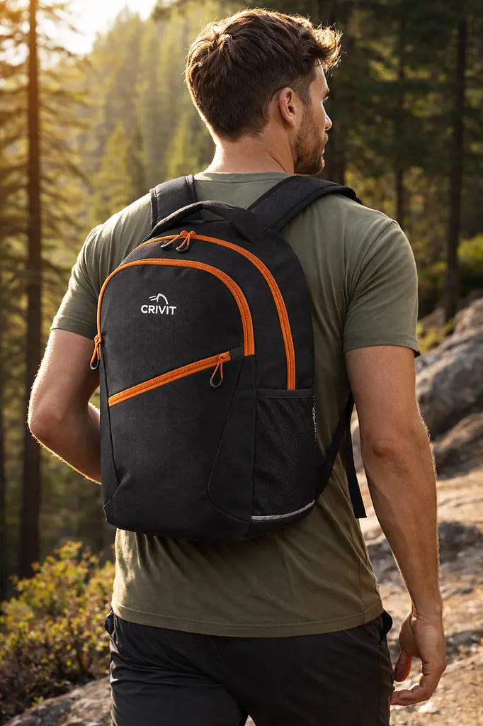 Рюкзак спортивний Crivit Wander-Rucksack 20 л для ноутбука чорний (IAN481916-1) - фото 3