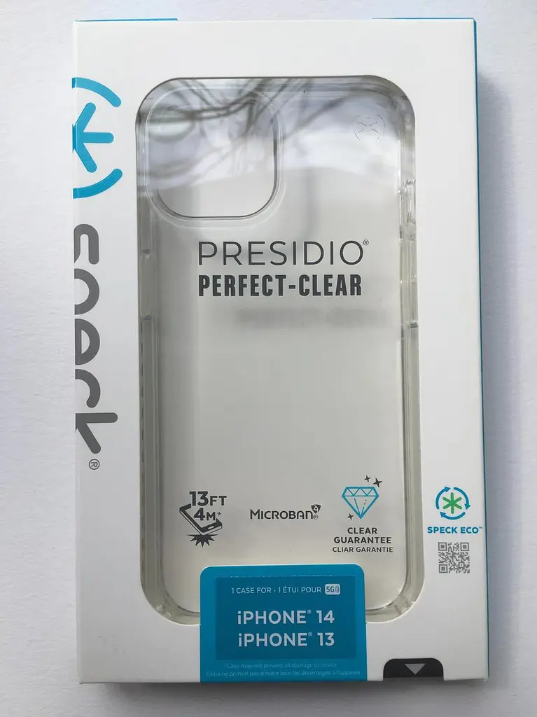 Чохол прозорий протиударний з антимікробним покриттям Speck Presidio Clear 141691-5085 для iPhone 13 (6.1") - фото 2