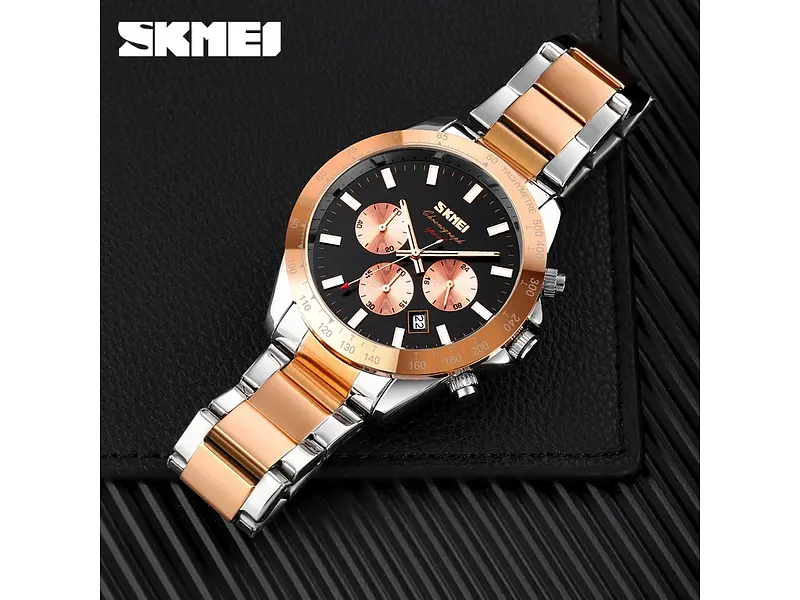 Чоловічий наручний годинник 9259RGBK Rose Gold-Black Skmei acs0029841 - фото 5