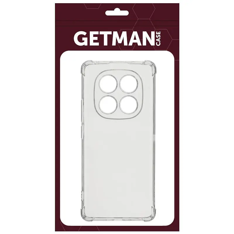 TPU чехол GETMAN Ease logo усиленные углы Full Camera для Xiaomi Poco X7 - фото 4