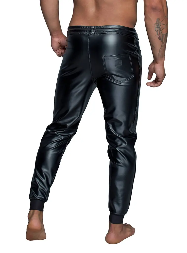 Чоловічі трегінси Noir Handmade H063 Powerwetlook treggings, 3XL, мокрий ефект - фото 2