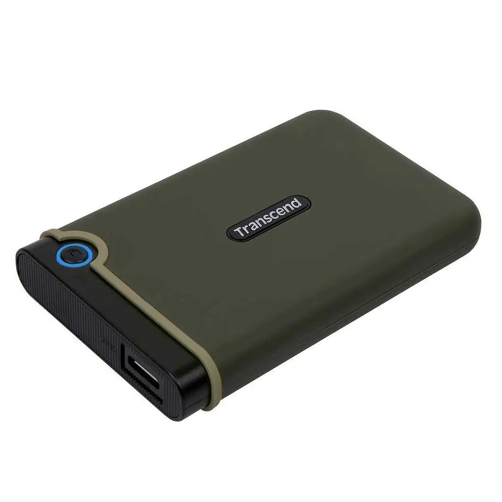 Зовнішній жорсткий диск Transcend 1TB StoreJet 25M3 Military Green Slim (TS1TSJ25M3G) - фото 4