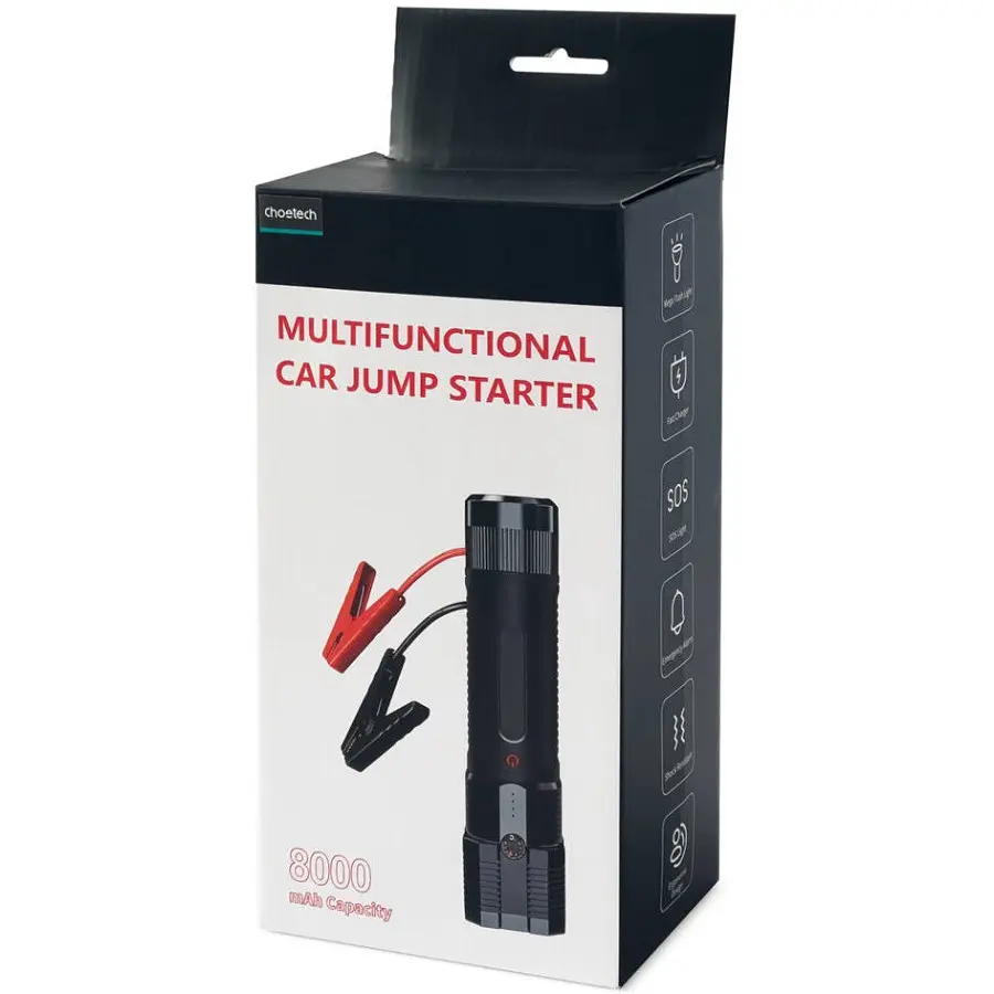 Автомобільний Jump Starter TC0016 300A, 8000mAh, LED Choetech - фото 4