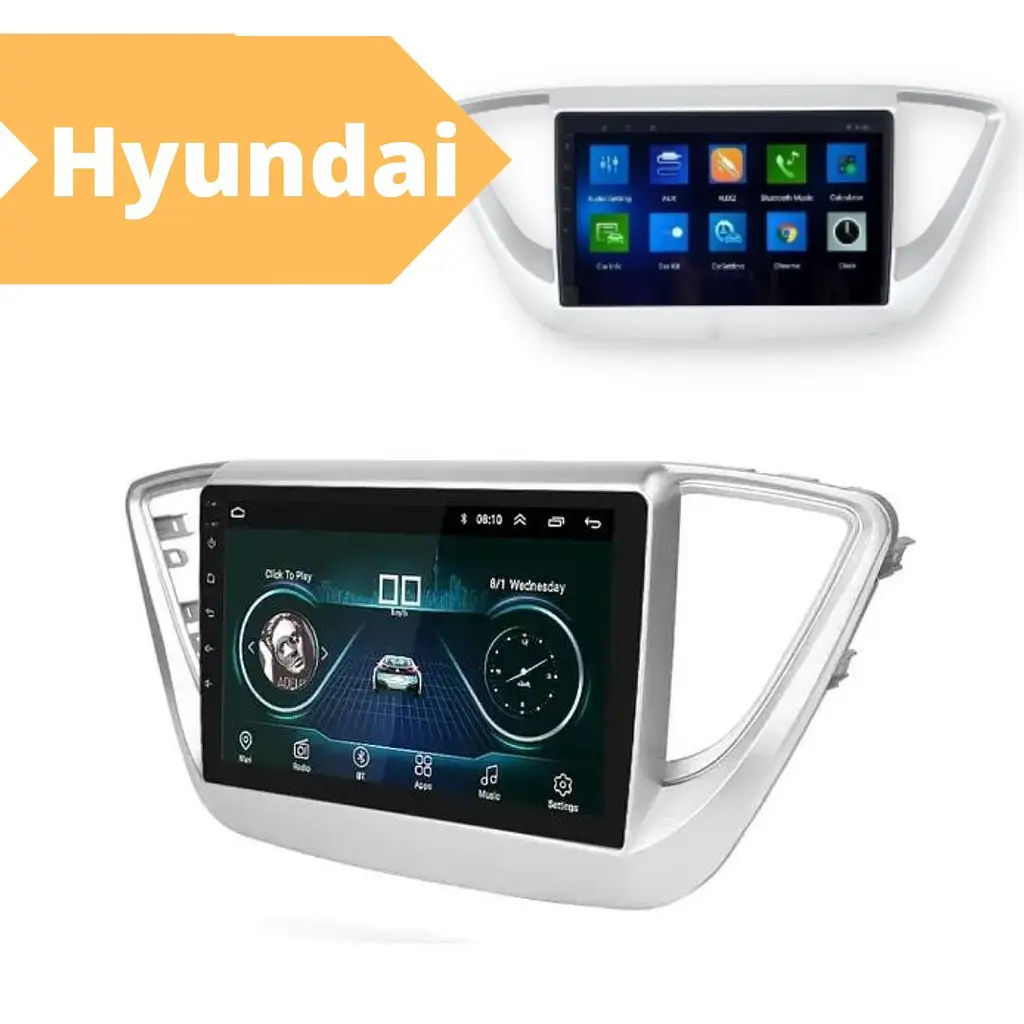 Штатна автомагнітола XPRO Hyundai Accent 2017 (9") Android 10.1 (4/32) біла (MER-14099_5461) - фото 2