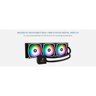 Система жидкостного охлаждения Enermax Aquafusion II 360 ARGB (ELC-AQFS360-SQA) - фото 8