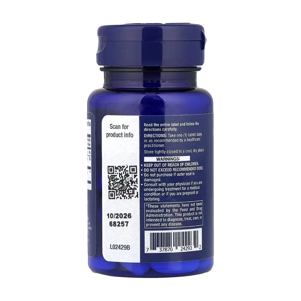 Вітамінно-мінеральний комплекс Life Extension Теанін від стресу, Theanine XR™ Stress Relief, 30 вегетаріанських т (LEX-24293) - фото 3