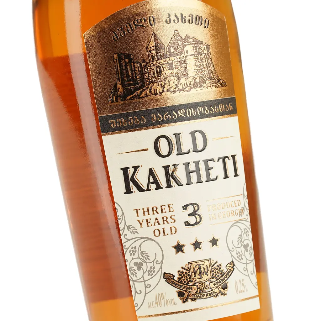 Бренди Old Kakheti 3 года 40% 0.25 л - фото 5