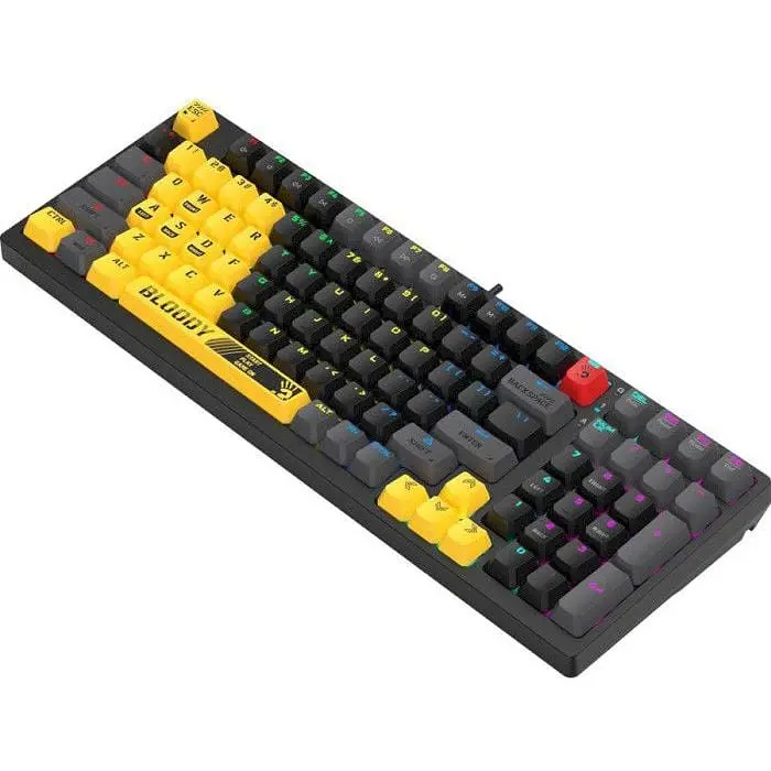 Клавиатура проводная A4Tech S98 Bloody Sports Lime - фото 7