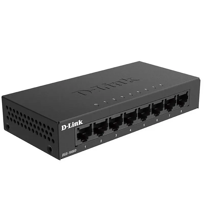 Комутатор D-Link DGS-1008D 8-Port Gigabit Desktop (DGS-1008D/E)