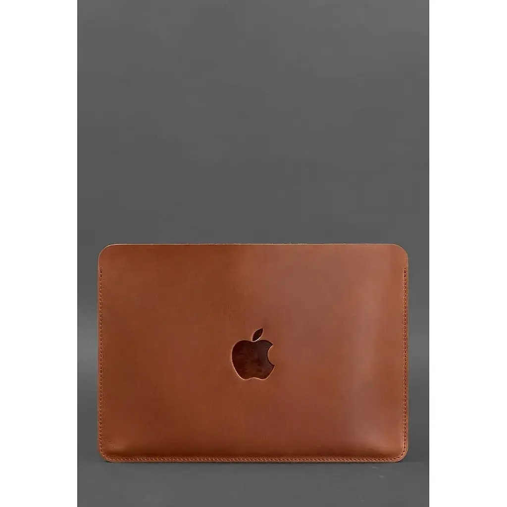 Шкіряний чохол BlankNote Crazy Horse для MacBook 13 дюймів Світло-коричневий - фото 3