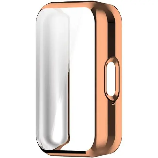Чохол-накладка DK для Samsung Galaxy Fit3 (R390) Silicone Face Case (rose gold) - фото 4