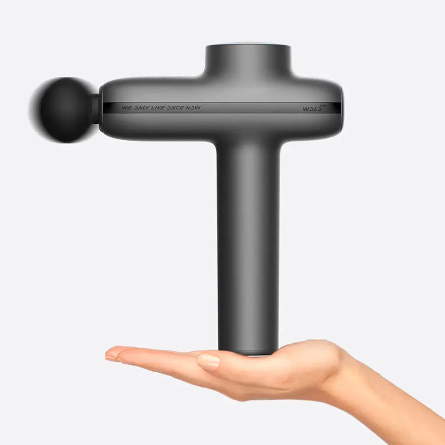 Ударний масажер для тіла Xiaomi WOLONOW Massage Gun Pro (FGPRO-55) 4 насадки - фото 5