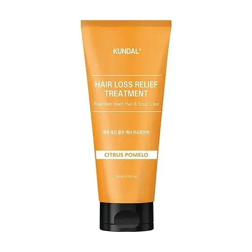 Кондиціонер для волосся пивний 200 мл Kundal Beer Yeast Hair Loss Relief Treatment Citrus Pomelo - фото 2