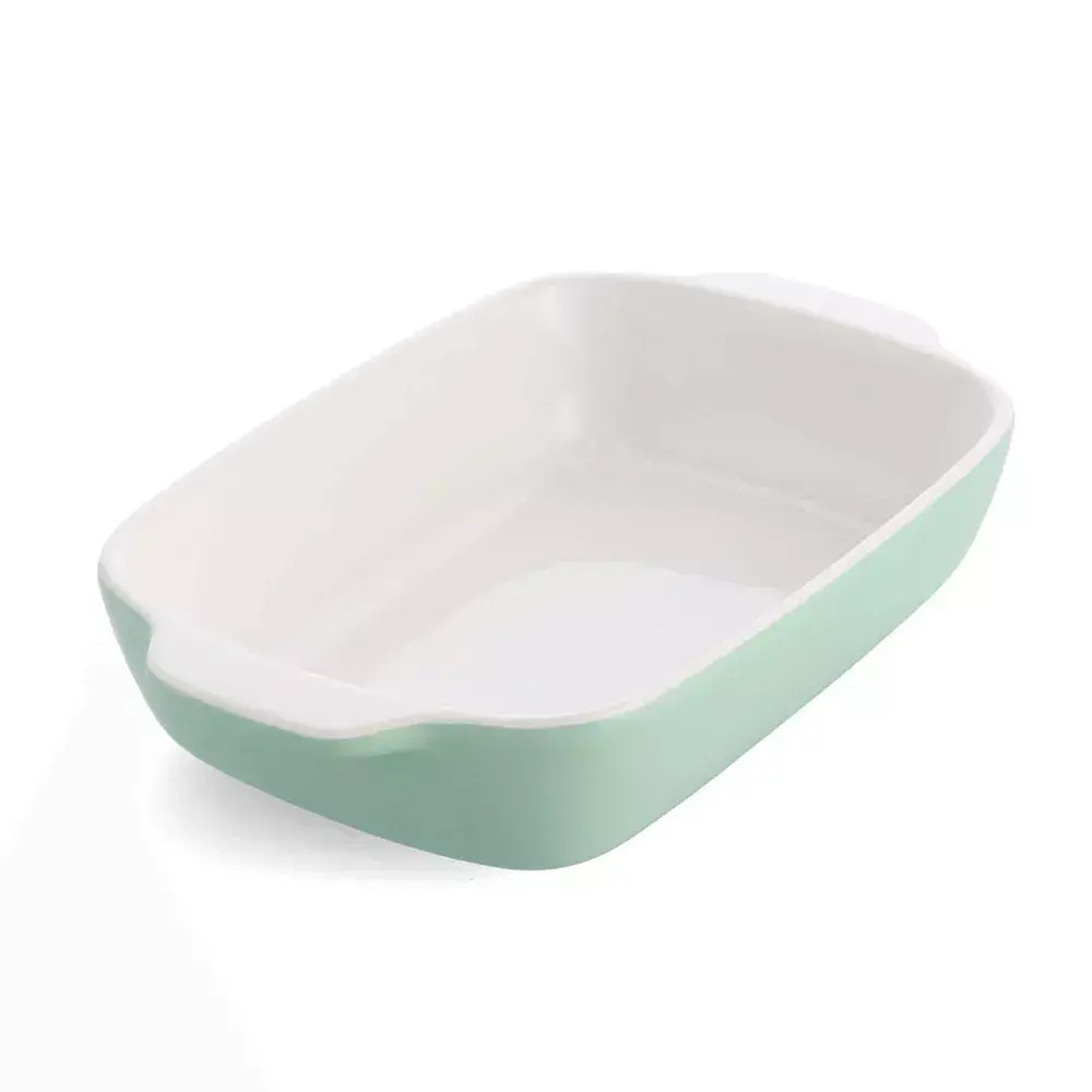 Форма для випічки з кришкою KitchenAid керамогранітна 31,2x18,8x7,2 см 1,9 л фісташковий колір (CC007425-001) - фото 3