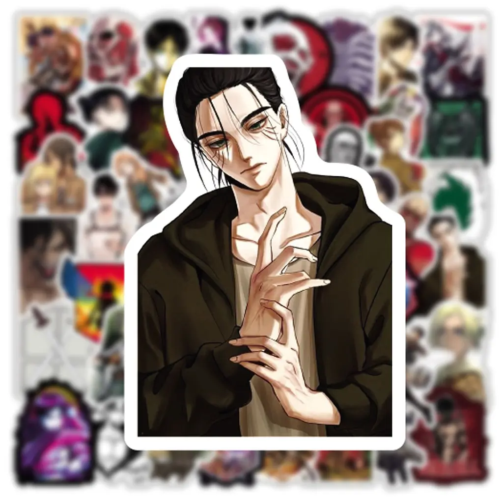 Стикерпак GeekLand Attack on Titan 50 штук - фото 4