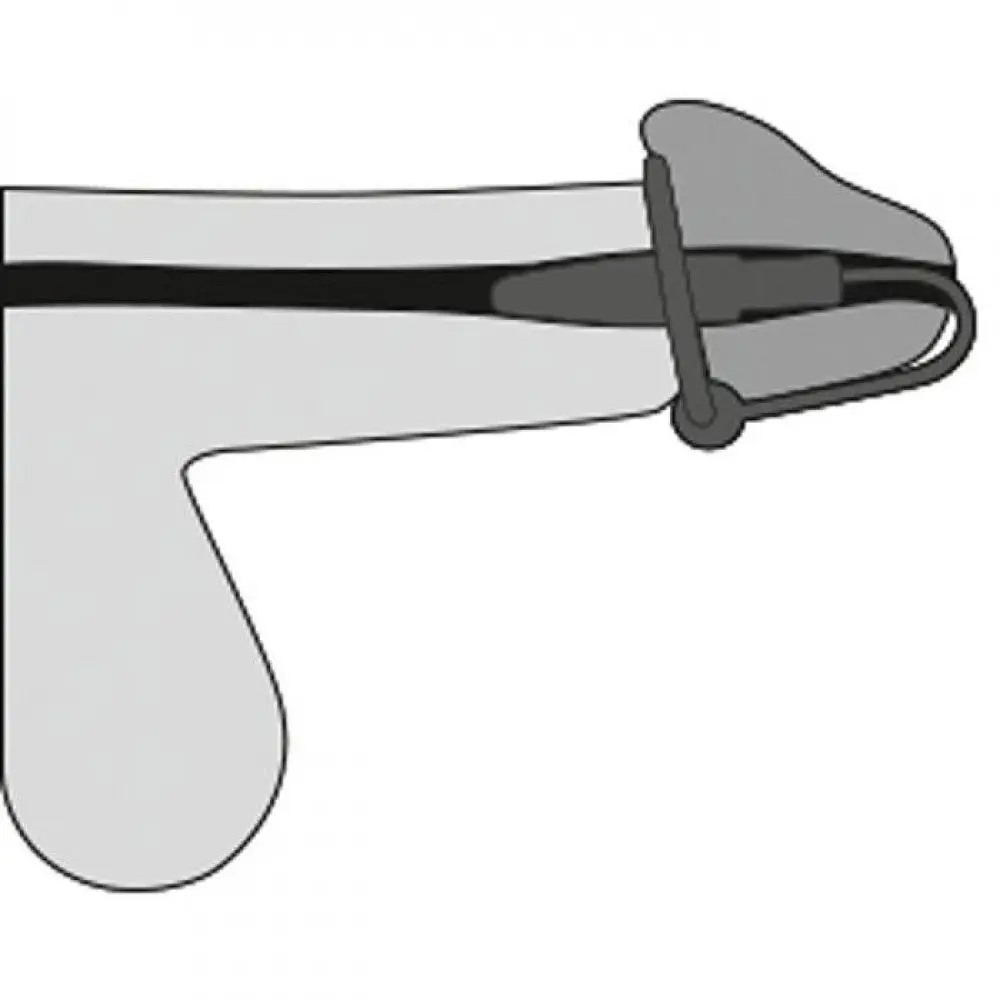 Стимулятор уретри Orion - Penis Plug With Silicone Glans Ring, 4.5х0.8 см - фото 3