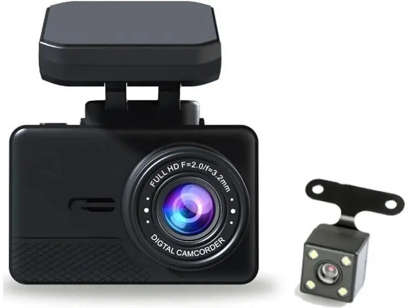 Автомобільний відеореєстратор Globex GE-205W DualCam - фото 6