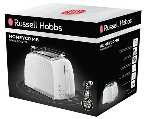 Тостер Russell Hobbs 26060-56 Honeycomb White - фото 10
