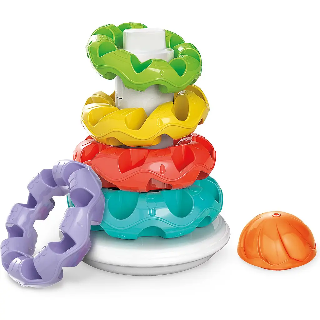 Игрушка-пирамидка Baby Clementoni Stacking Rings (17103) - фото 2
