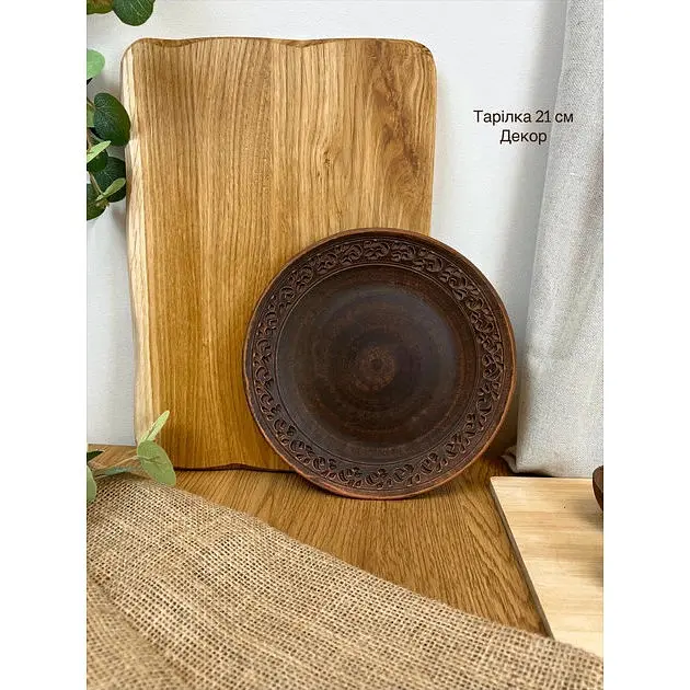 Столовий сервіз керамічного (глиняного) посуду для млинців на 6 осіб - фото 6