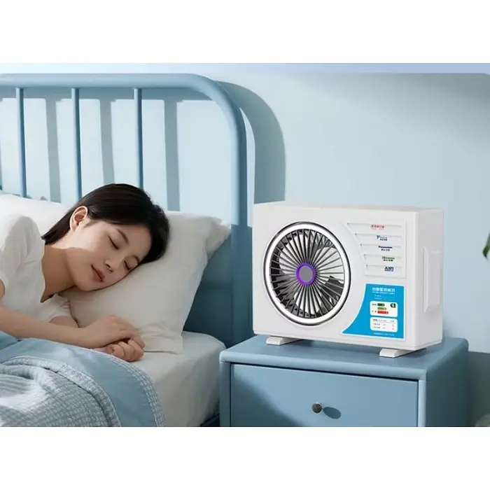 Портативний настільний акумуляторний вентилятор охолоджувач Air Conditioning Fan - фото 3