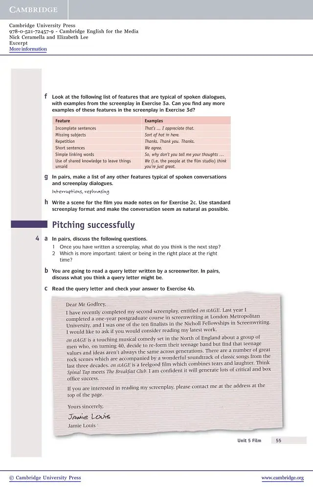 Cambridge English for Media SB with Audio CD - фото 5