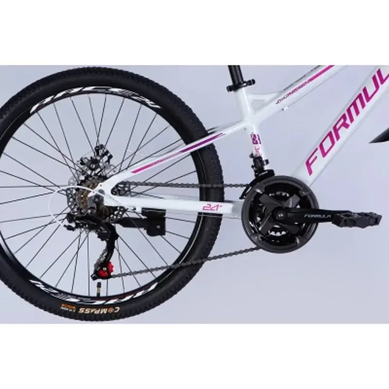 Велосипед Formula 24" BLACKWOOD DD FR рама-12,5" AL 2026 біло-рожевий (OPS-FR-24-444) - фото 5