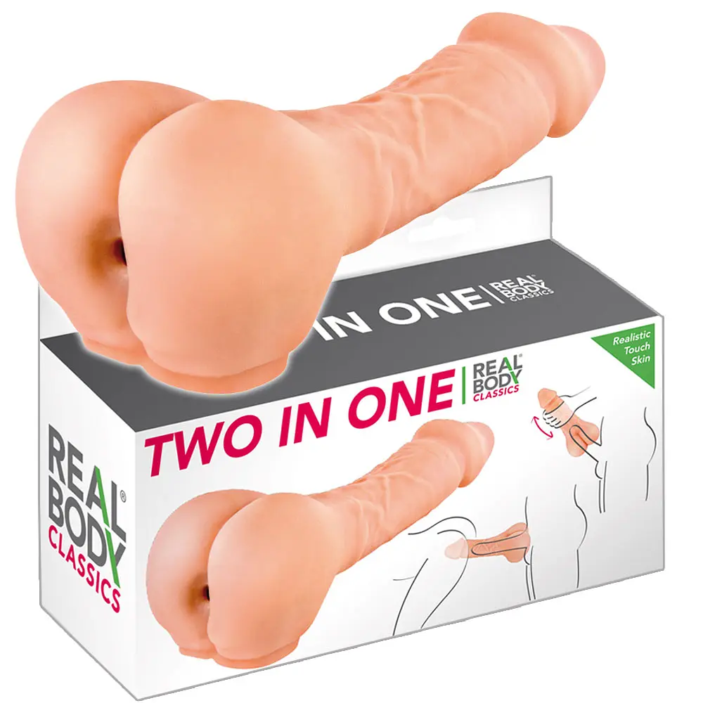 Мастурбатор Real Body Two In One телесный - фото 6