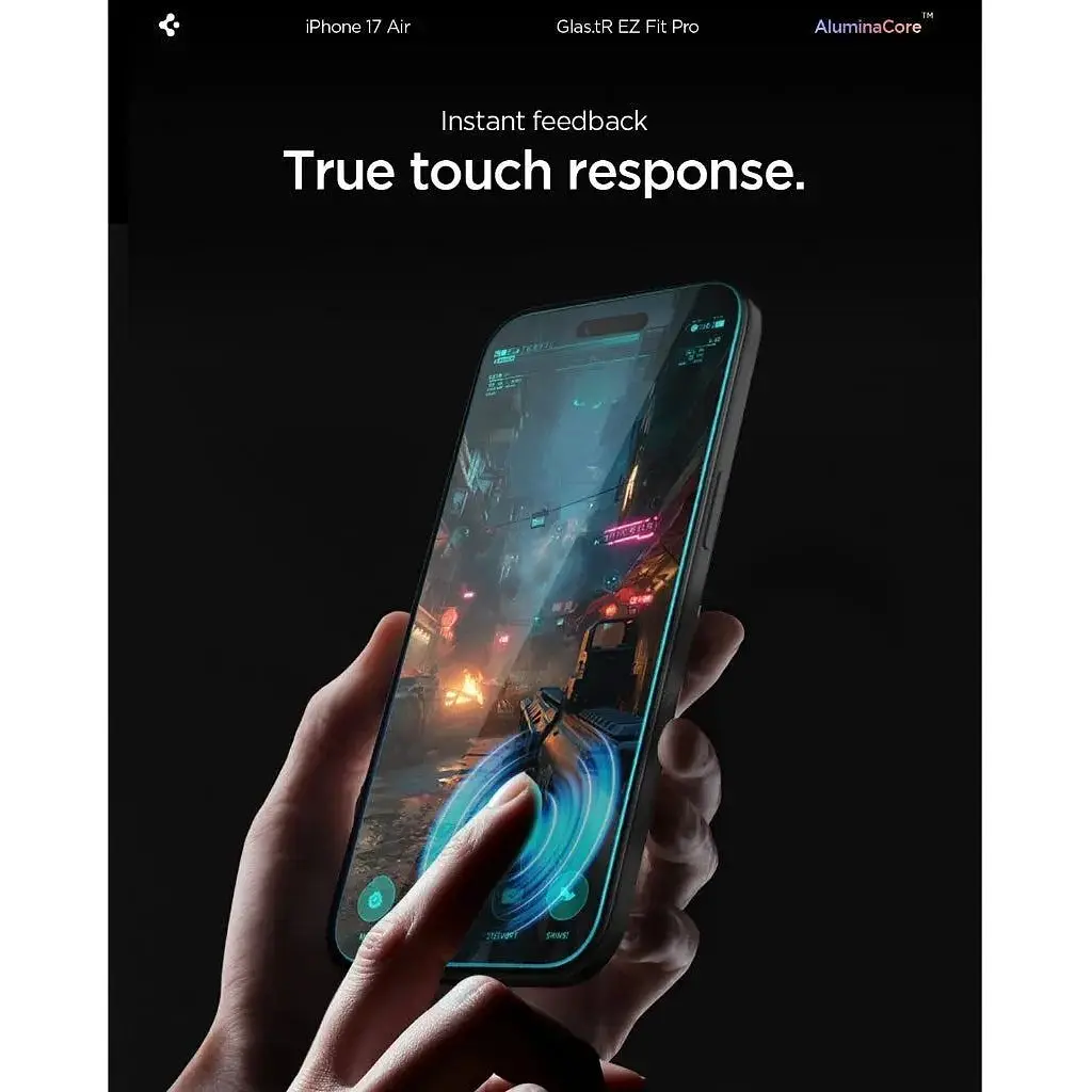 Скло захисне Spigen Glas.tR EZ Fit Pro HD iPhone 17 Air (AGL09870) - фото 6