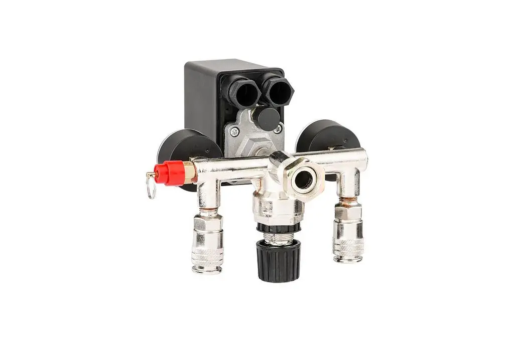 Прессостат реле тиску для компресора в зборі Intertool 2 виходу PT-9094 - фото 5