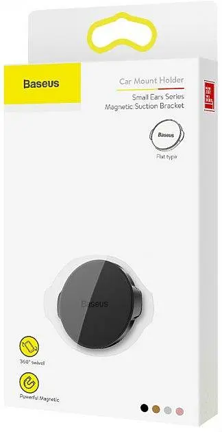 Кріплення для телефону Baseus small ears series Magnetic suction bracket чорний (SUER-A01) - фото 5