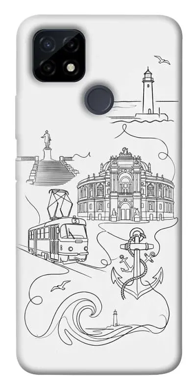 TPU чохол Demsky Odesa spirit для Realme C21Y