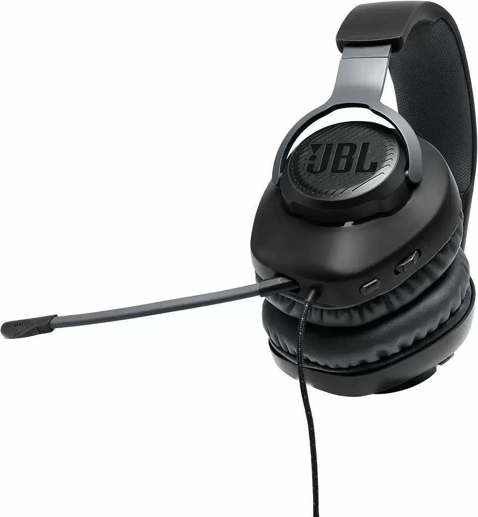 Навушники JBL з мікрофоном Quantum 100 Black (JBLQUANTUM100BLK) - фото 4
