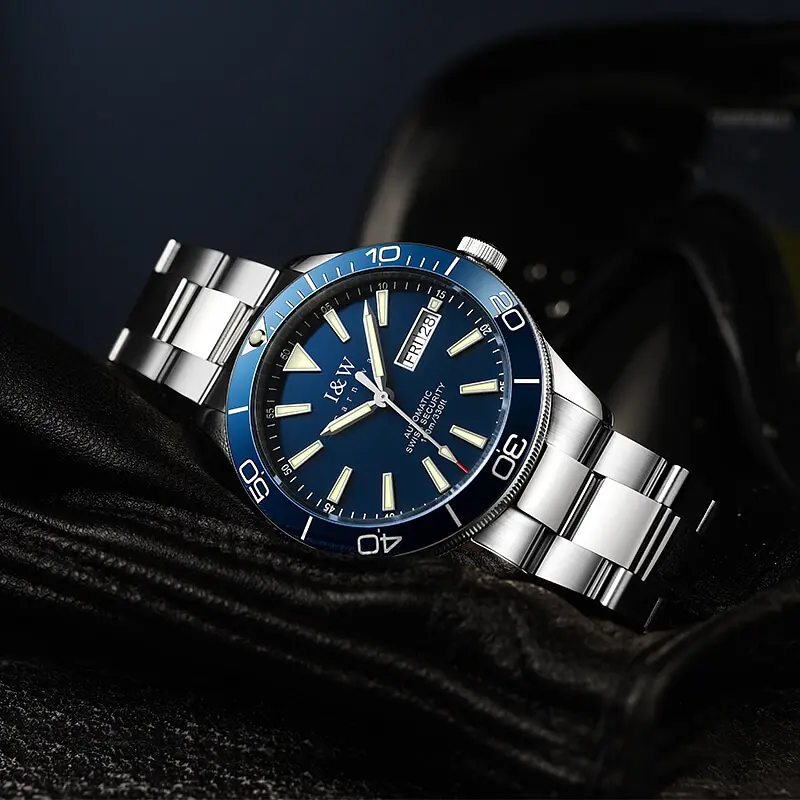 Наручний годинник чоловічий Carnival BlueMarine 10 Bar Сріблястий (3557) - фото 4