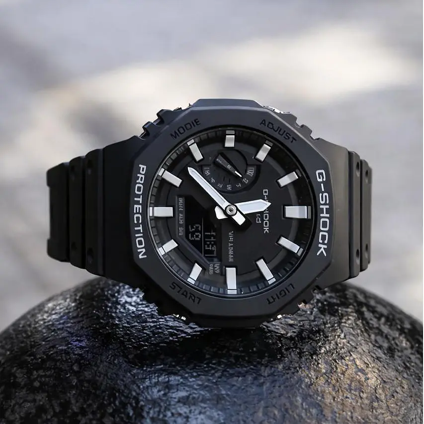 Чоловічий годинник Casio GA-2100-1A Чорний ( AT1141-0071 ) - фото 5