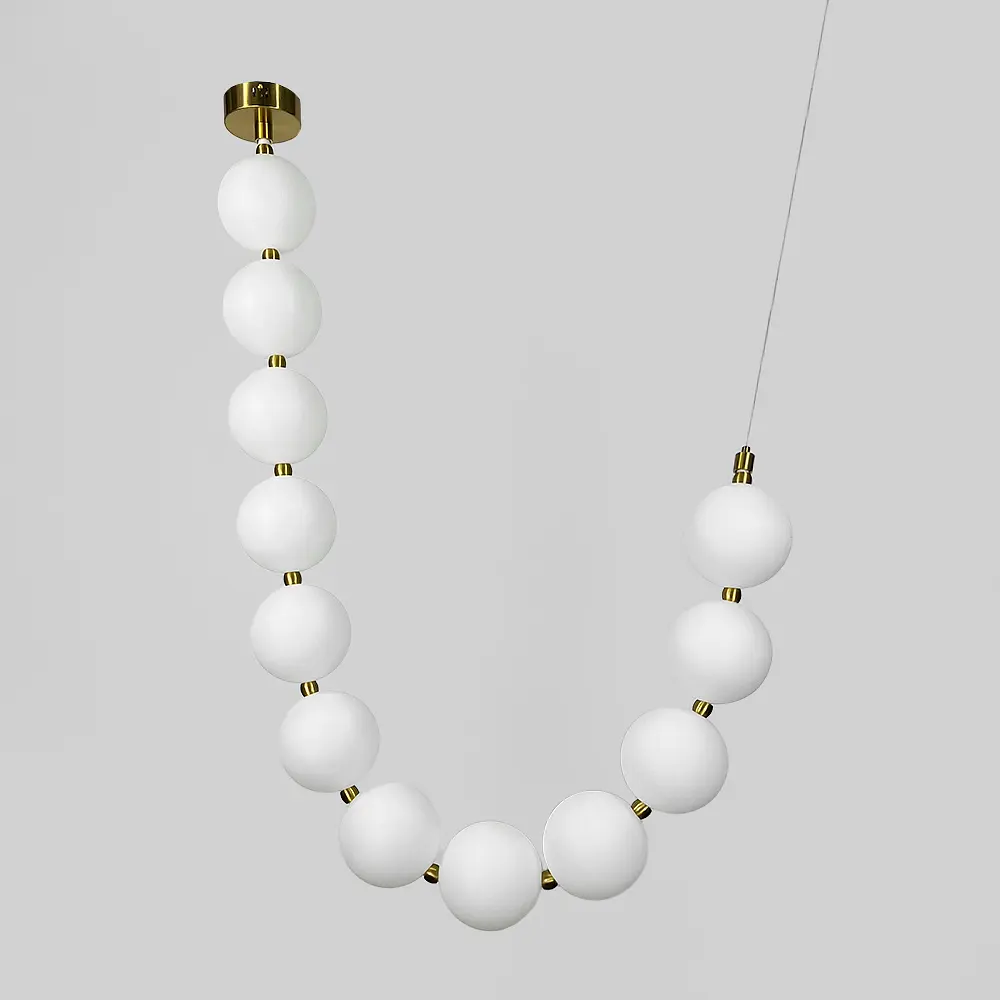 Люстра из серии Perla на 12 шариков Ø 15 см 210 см 3 световых режима | Line F | Ст. MBJ11-2029 - фото 7