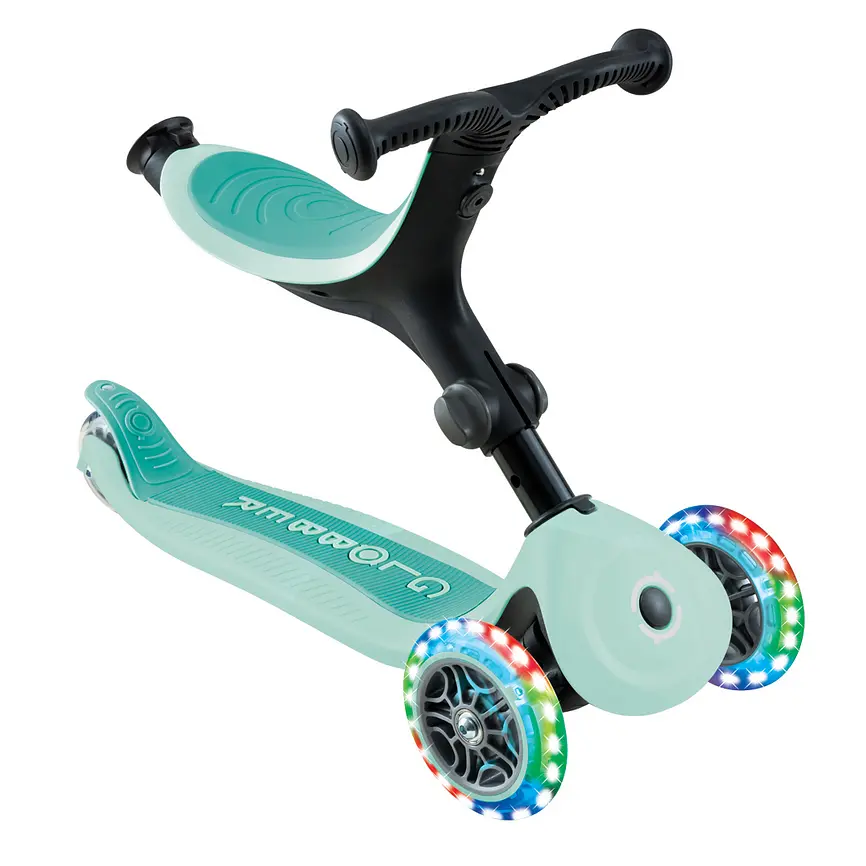 Самокат Globber Go Up Active Lights 360 колеса світяться до 20/50кг від 1 року м'ятний (749-206) - фото 8