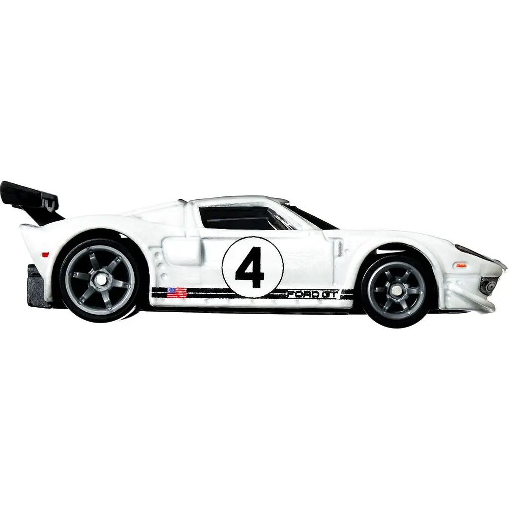 Автомодель Hot Wheels Car Culture Ford GT белый с черним (FPY86/HKC46) - фото 4