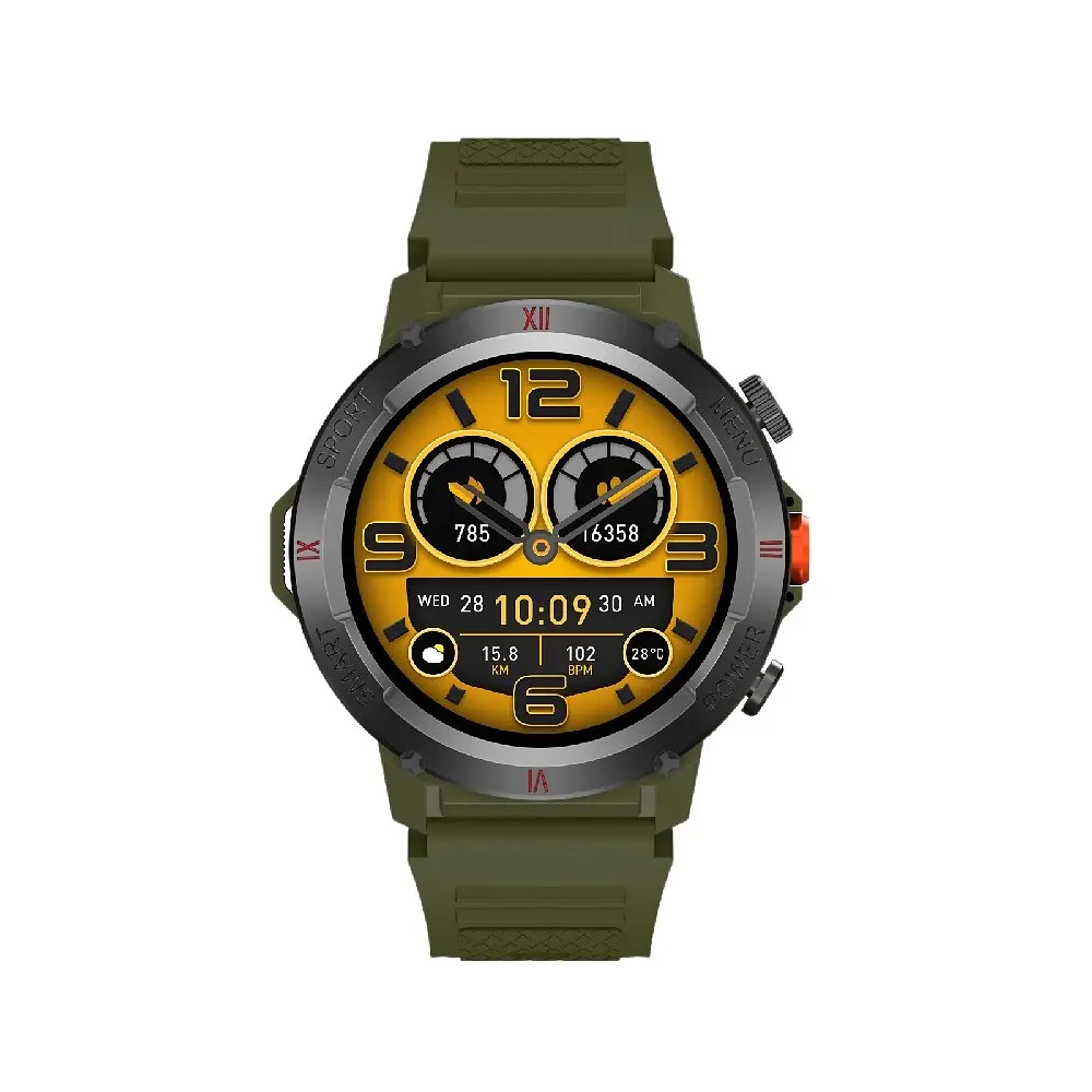 Смарт-годинник IWO X22 38mm, 330 mAh, IP68 Army Green (IWOX22AG) - фото 7