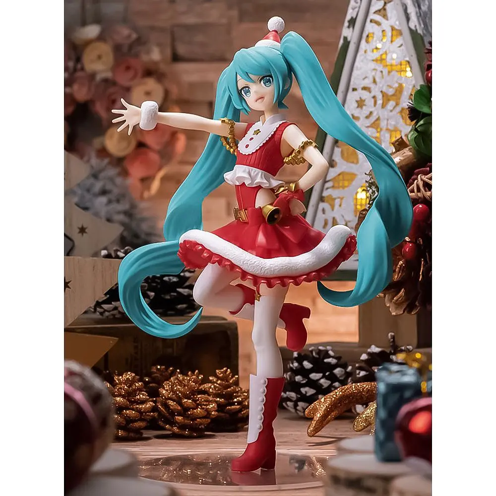 Фігурка Sega Luminasta Vocaloid Hatsune Miku Christmas Вокалоїди Міку Хацуне Різдво 250 см SL V HMC 20 - фото 3