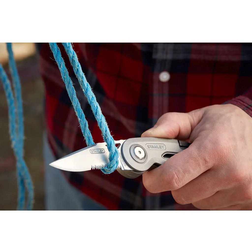 Ніж Stanley QuickSlide Sport Utility Knife з двома лезами 120 мм (0-10-813) - фото 8