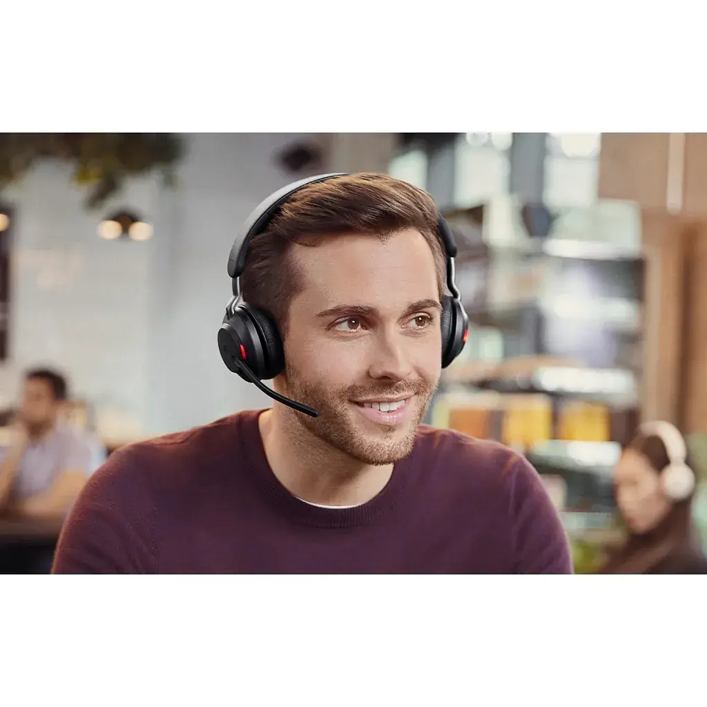 Навушники Jabra Evolve 2 65 Link380c MS Stereo Stand Black (26599-999-889) - фото 7