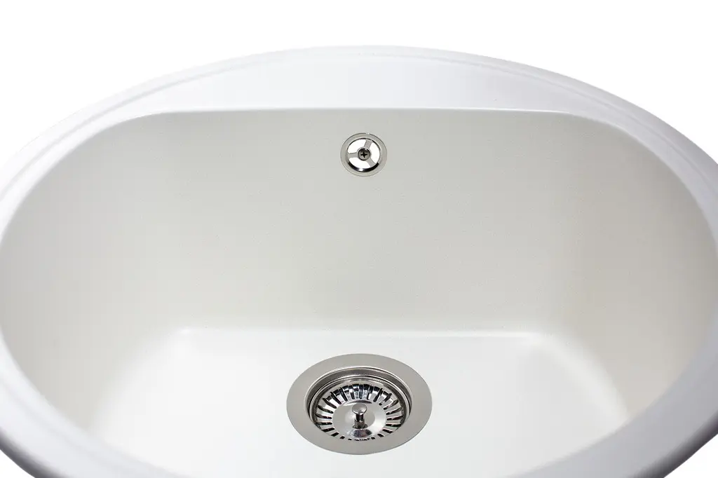 Кухонна мийка гранітна Miraggio Malibu white 516x516x220 00208502, Білий - фото 3