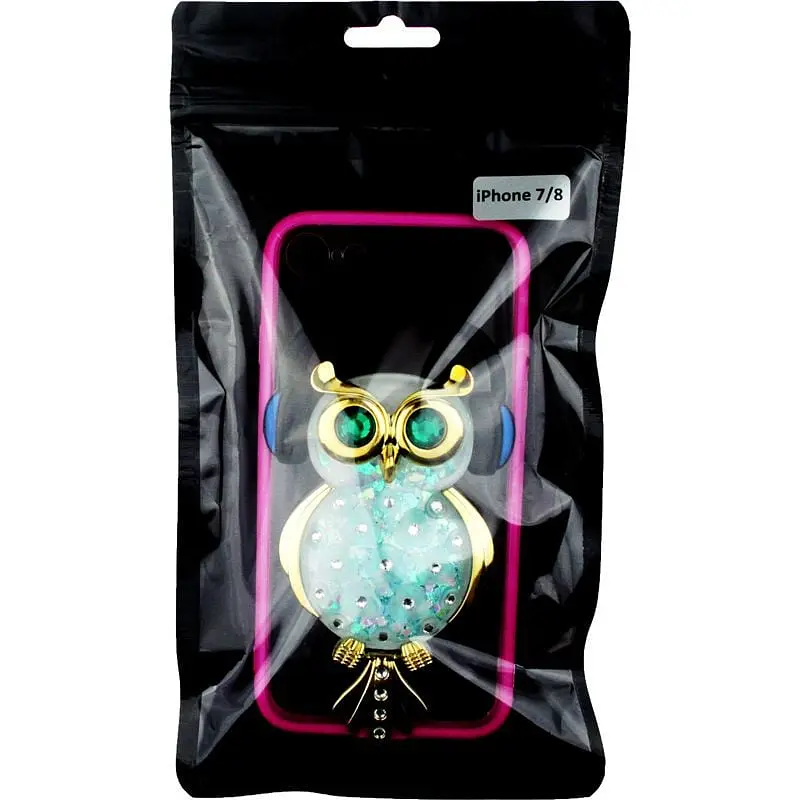 Чохол-накладка Toto TPU Stones Case iPhone 7/8/SE 2020 Owl in Headphones Green - фото 2