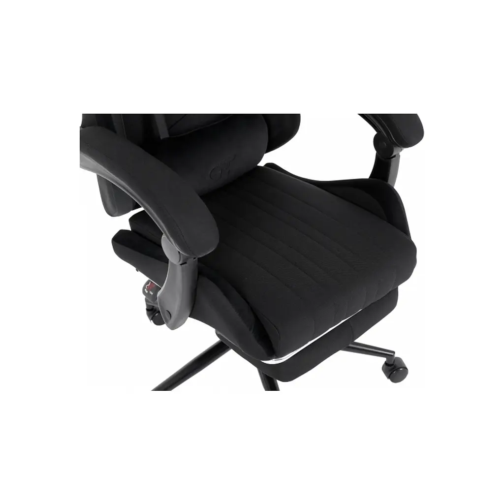 Крісло ігрове GT Racer X-2324 Black Suede (X-2324 Fabric Black Suede) - фото 8