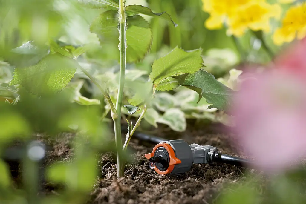 Крапельниця Gardena Micro-Drip-System Quick & Easy внутрішня регульована 0-8 л/год, 5 шт (08317-29) - фото 2
